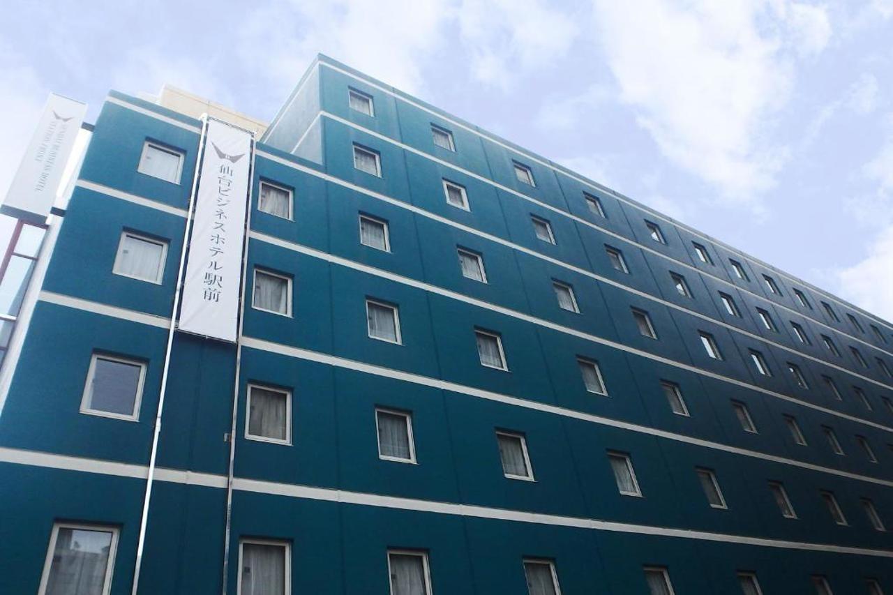 Sendai Business Hotel Ekimae Exterior foto