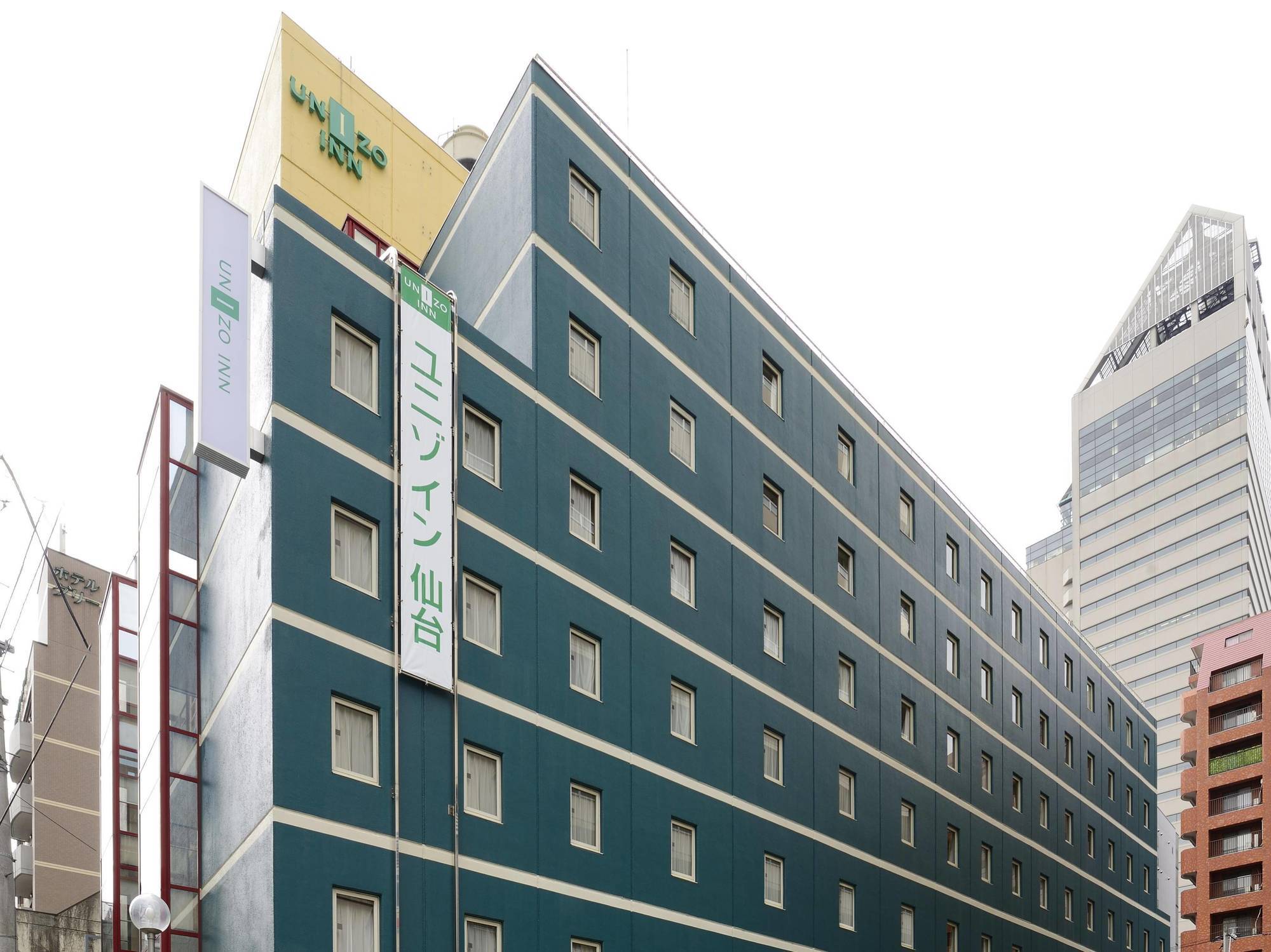 Sendai Business Hotel Ekimae Exterior foto